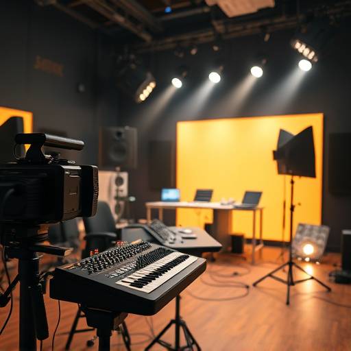 Sound design equipment used during Sound Design for Directors course